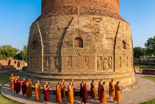 Sarnath Dhamek Stupa